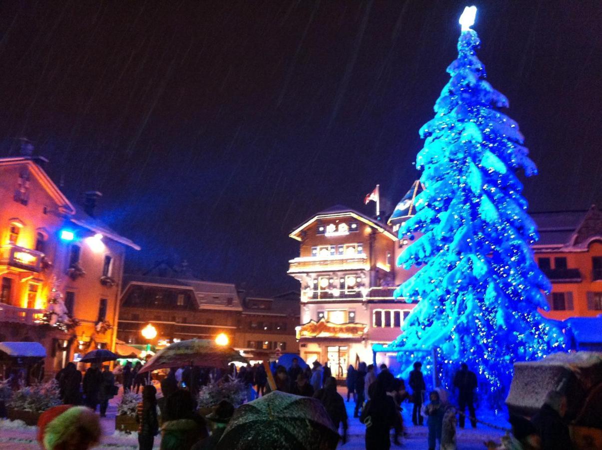Ferienwohnung Le Hameau des Neiges Praz-sur-Arly Exterior foto